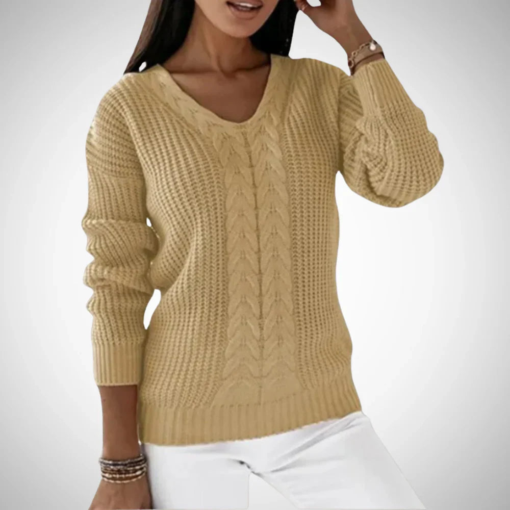 Adriana v-neck pullover for women