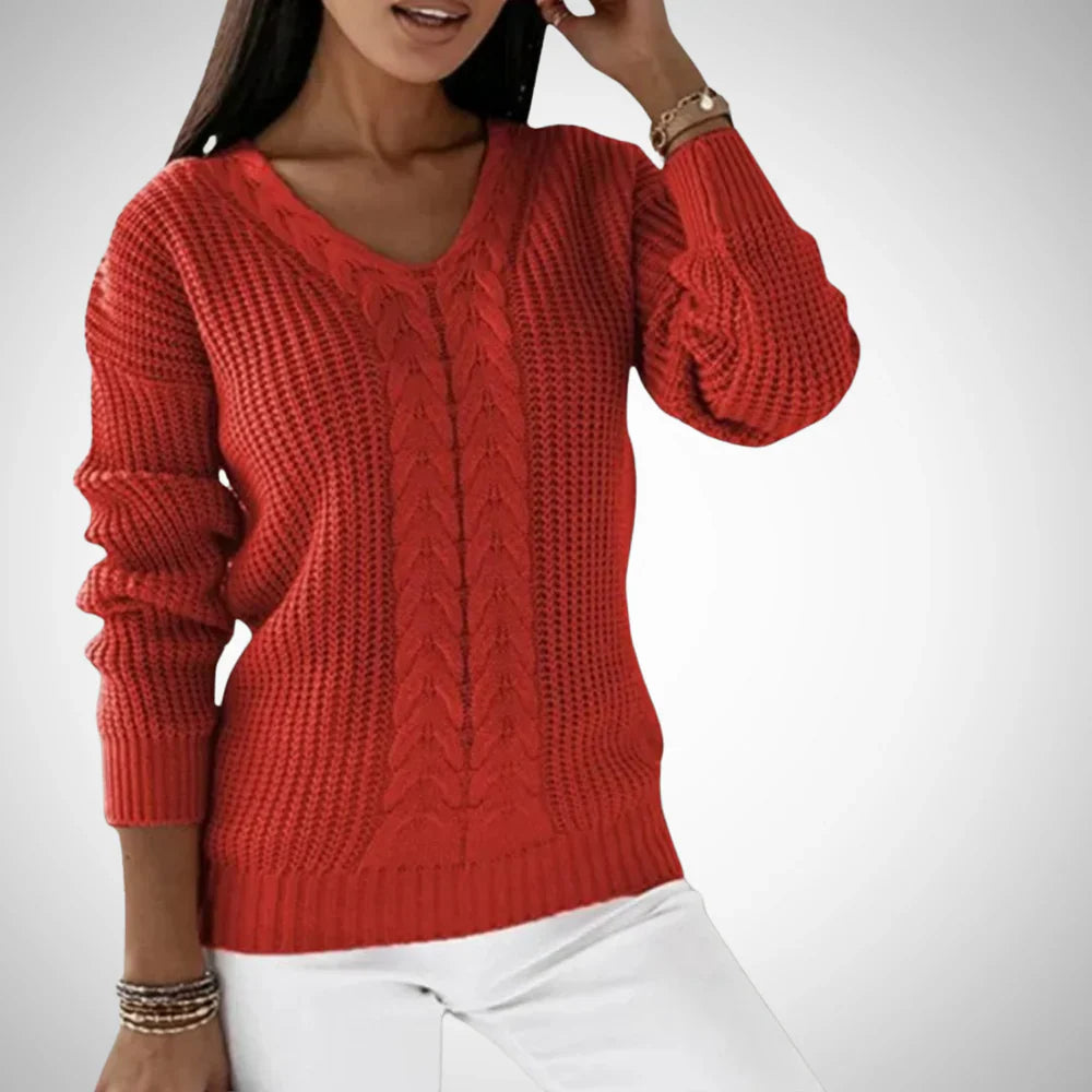 Adriana v-neck pullover for women