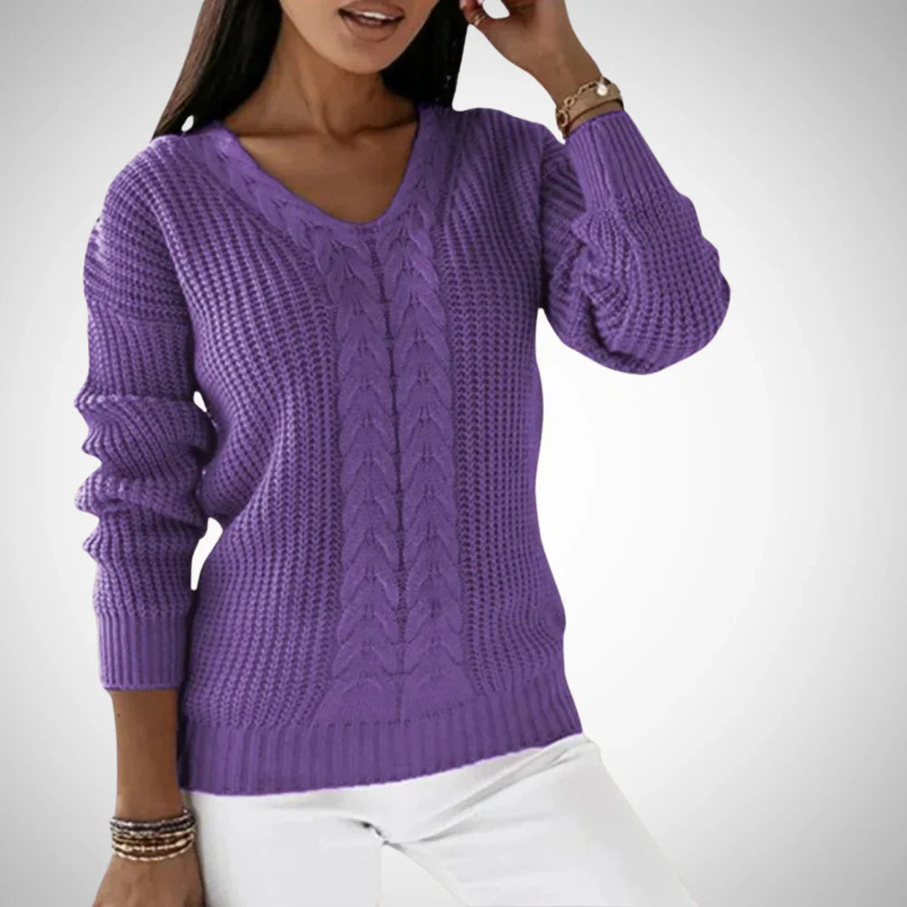 Adriana v-neck pullover for women