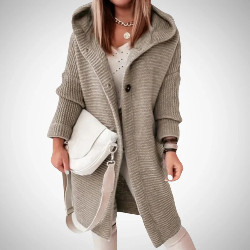 Marife knitted hoodie – women