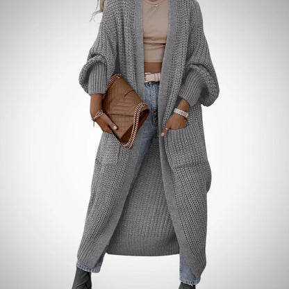 Erlinda long cozy cardigan for women