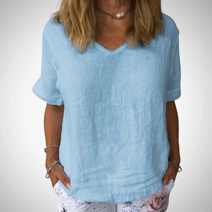 Chloe casual cotton top – women