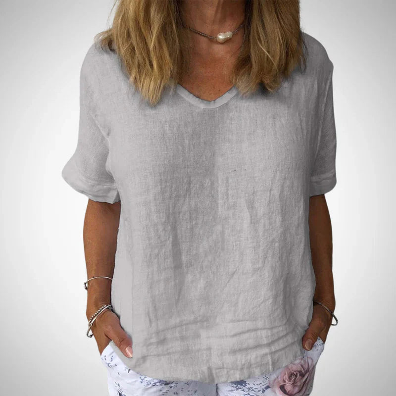 Chloe casual cotton top – women