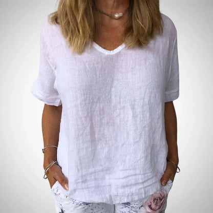 Chloe casual cotton top – women