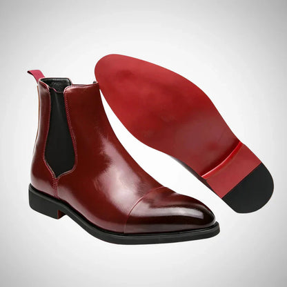 Myco leather chelsea boots – men