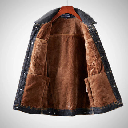 Alex cowboy fleece denim jacket – men