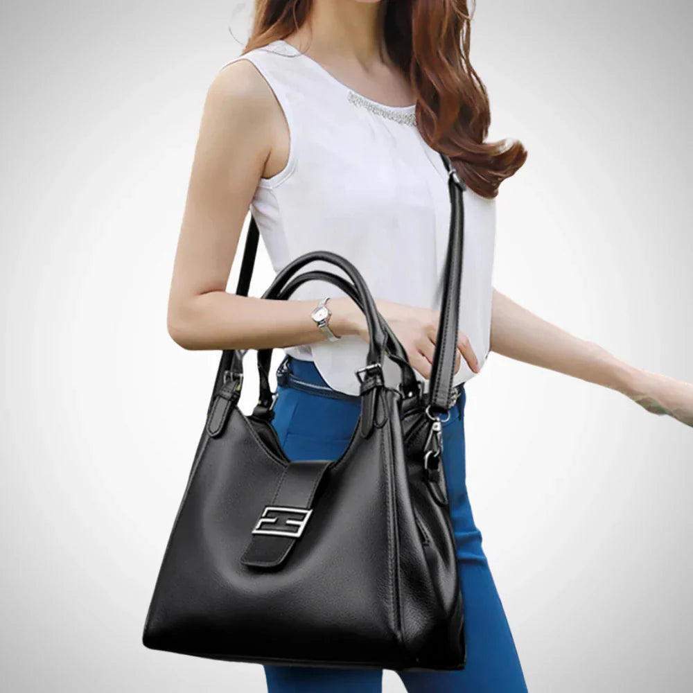 Quinlyn leather tote bag – women