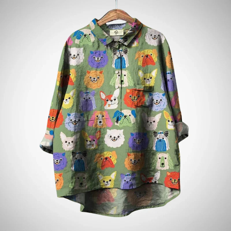 Dariana trendy print shirt for women
