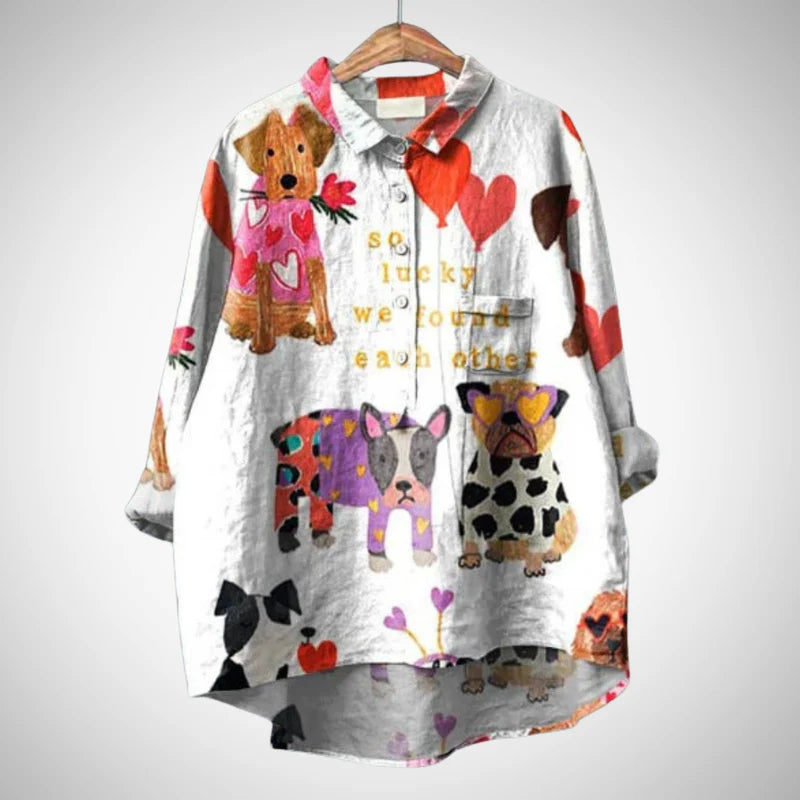 Dariana trendy print shirt for women