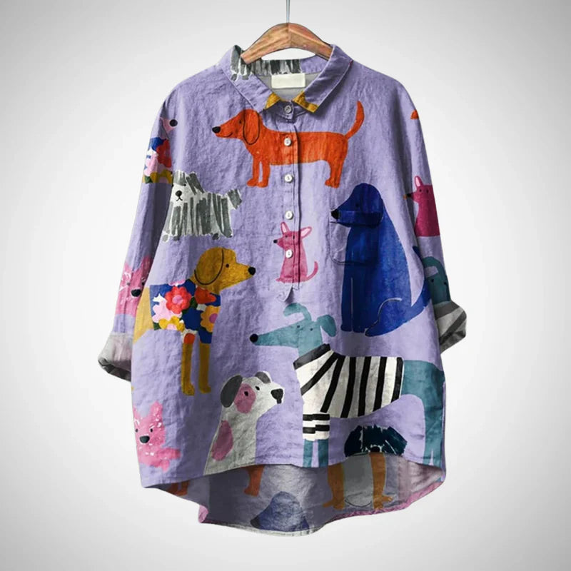 Dariana trendy print shirt for women