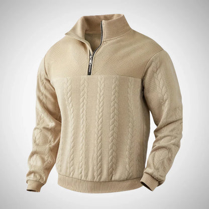 Marcel vintage zipped pullover for men