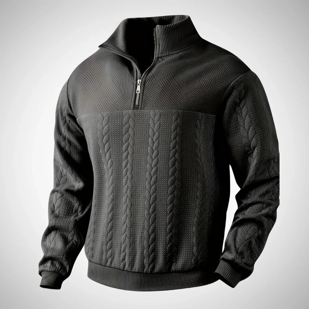 Marcel vintage zipped pullover for men