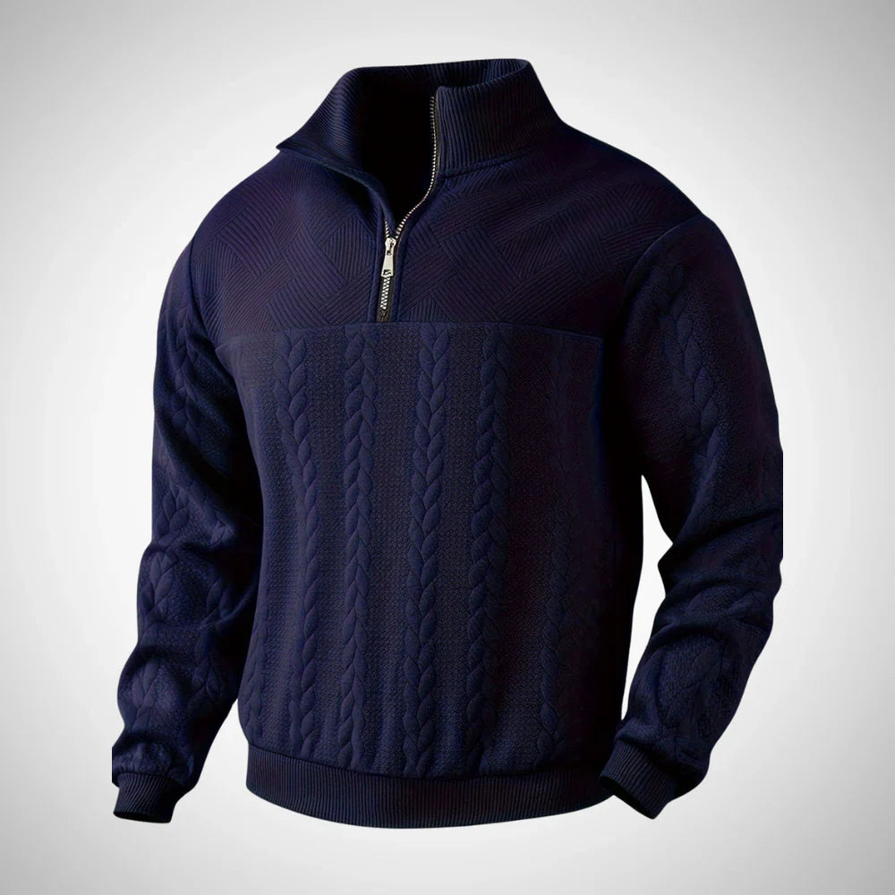 Marcel vintage zipped pullover for men