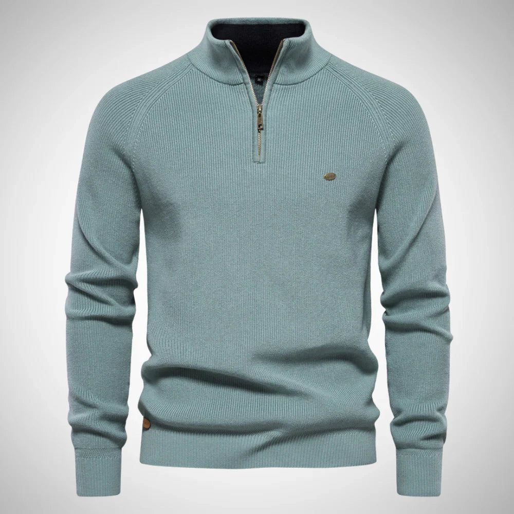 Kevin stylish half-zip pullover for men