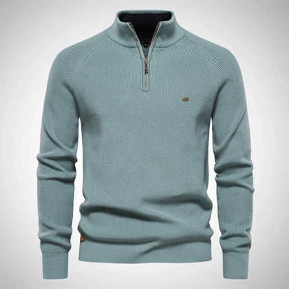 Kevin stylish half-zip pullover for men