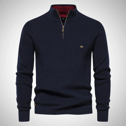 Kevin stylish half-zip pullover for men