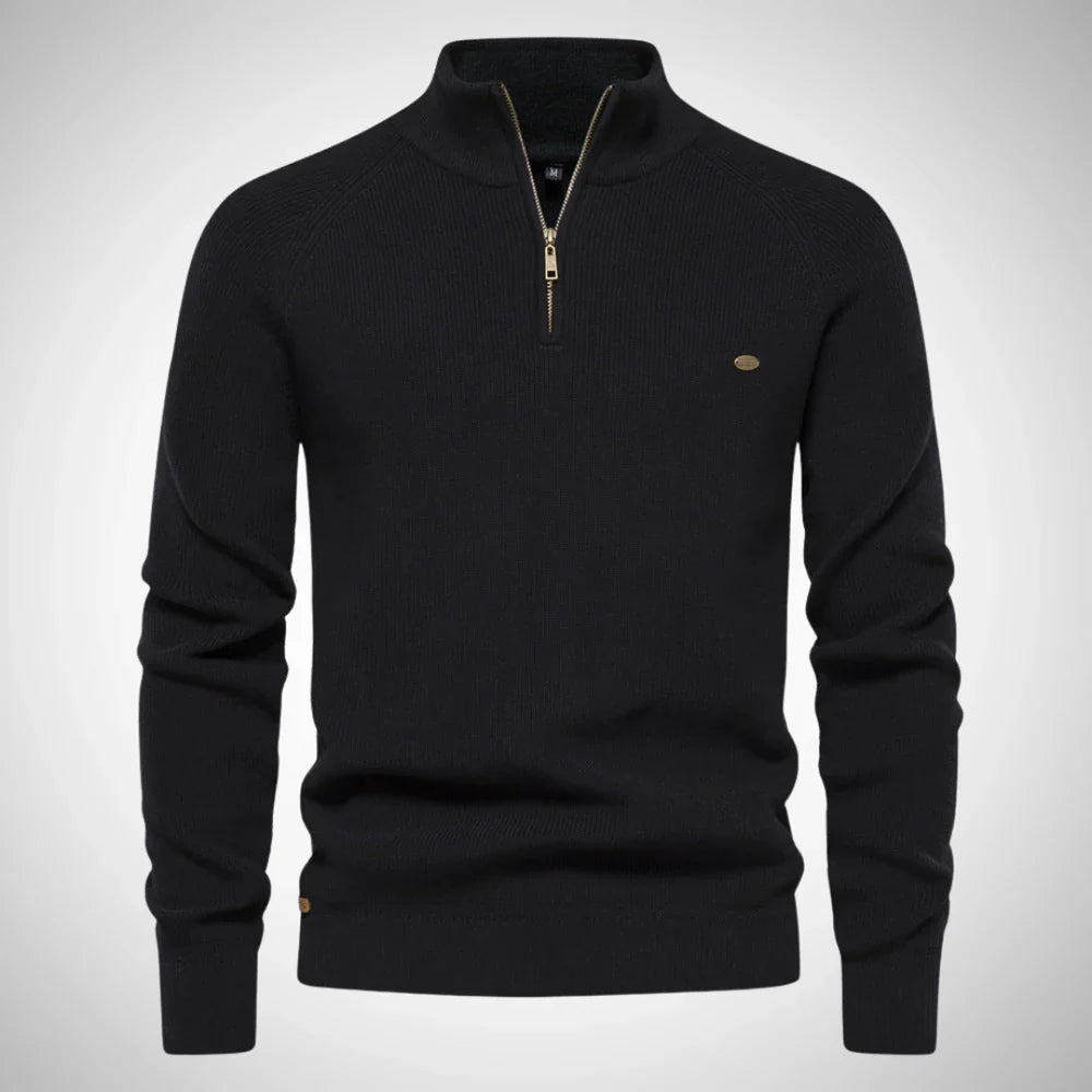 Kevin stylish half-zip pullover for men