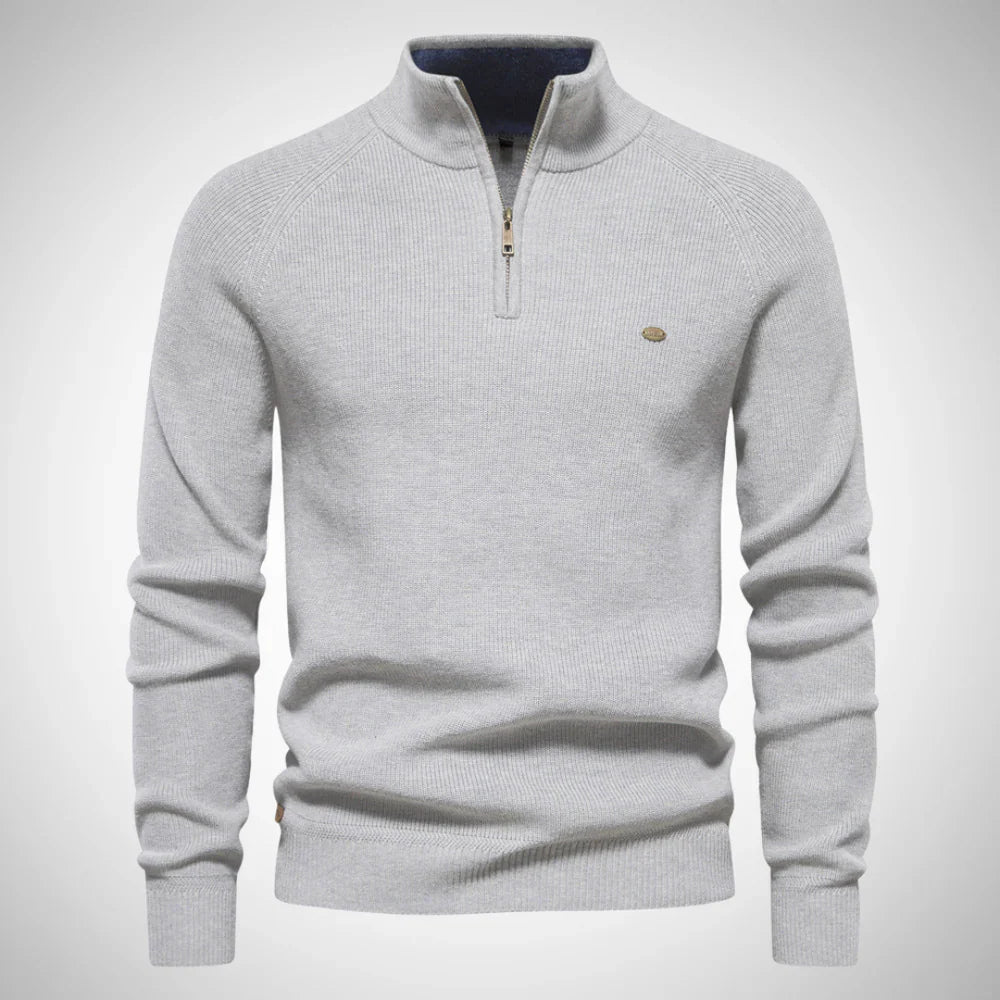 Kevin stylish half-zip pullover for men