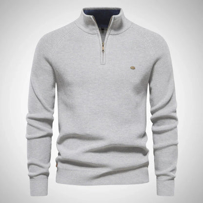 Kevin stylish half-zip pullover for men