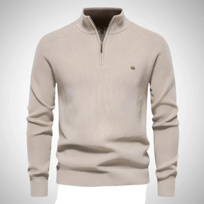 Kevin stylish half-zip pullover for men