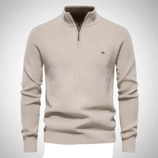 Kevin stylish half-zip pullover for men