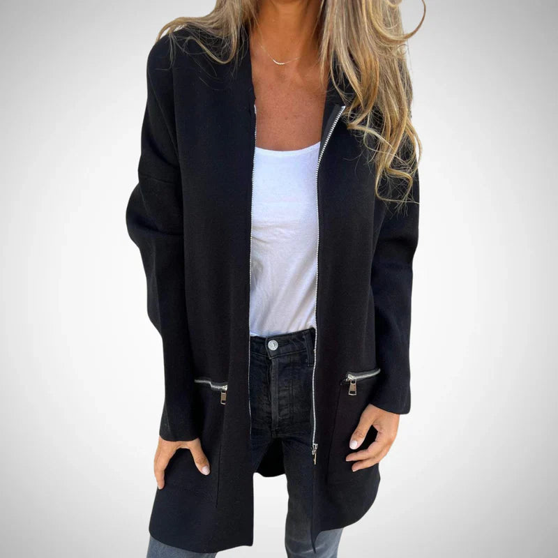 Harriet long hooded cardigan – women