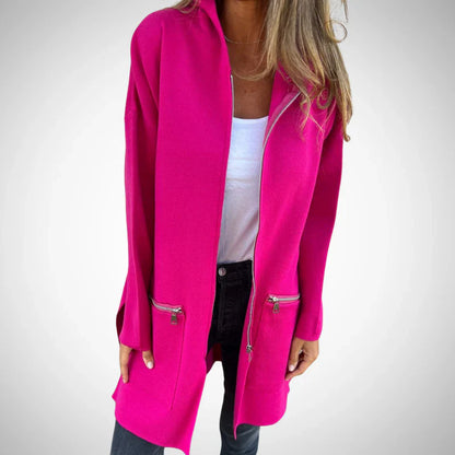 Harriet long hooded cardigan – women