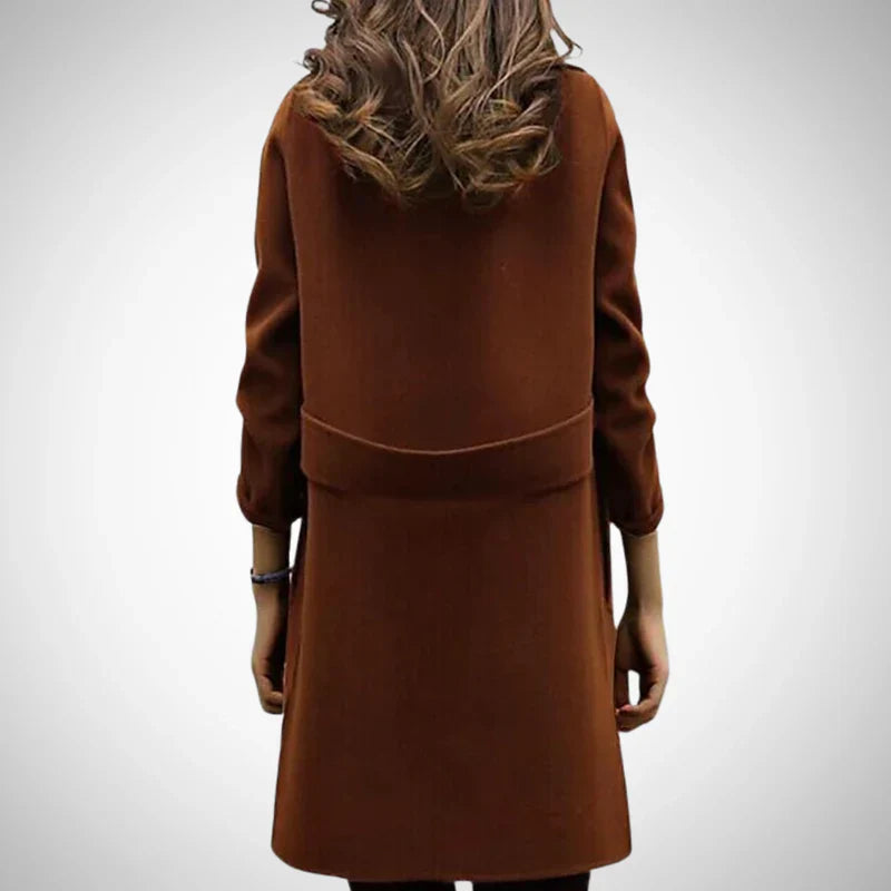 Elegance double breasted coat – women