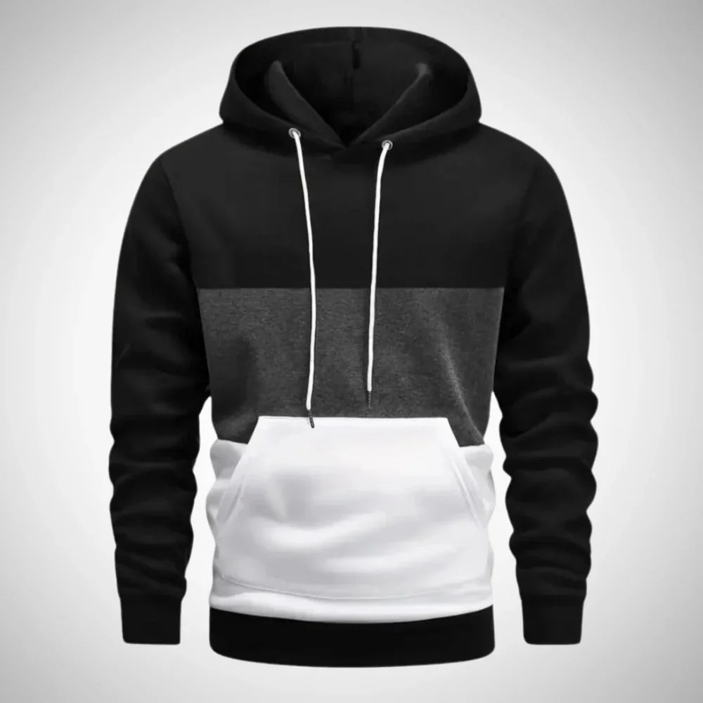 Jamil color block hoodie – men