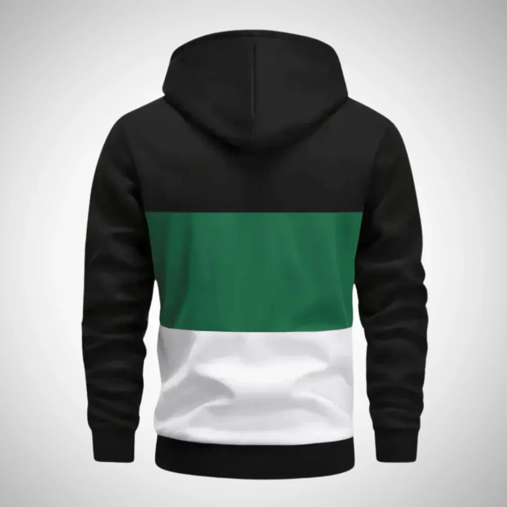 Jamil color block hoodie – men