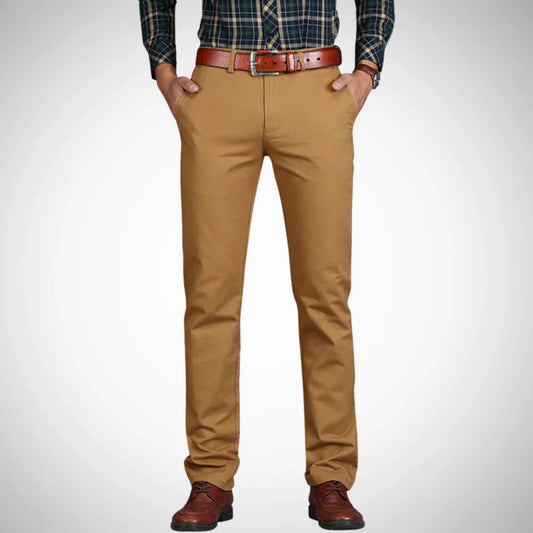 Torben classic chino trousers – men