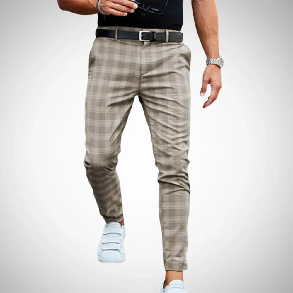 Ronny slim-fit casual trousers – men