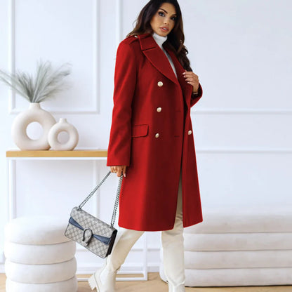 Imogen double breasted coat – women