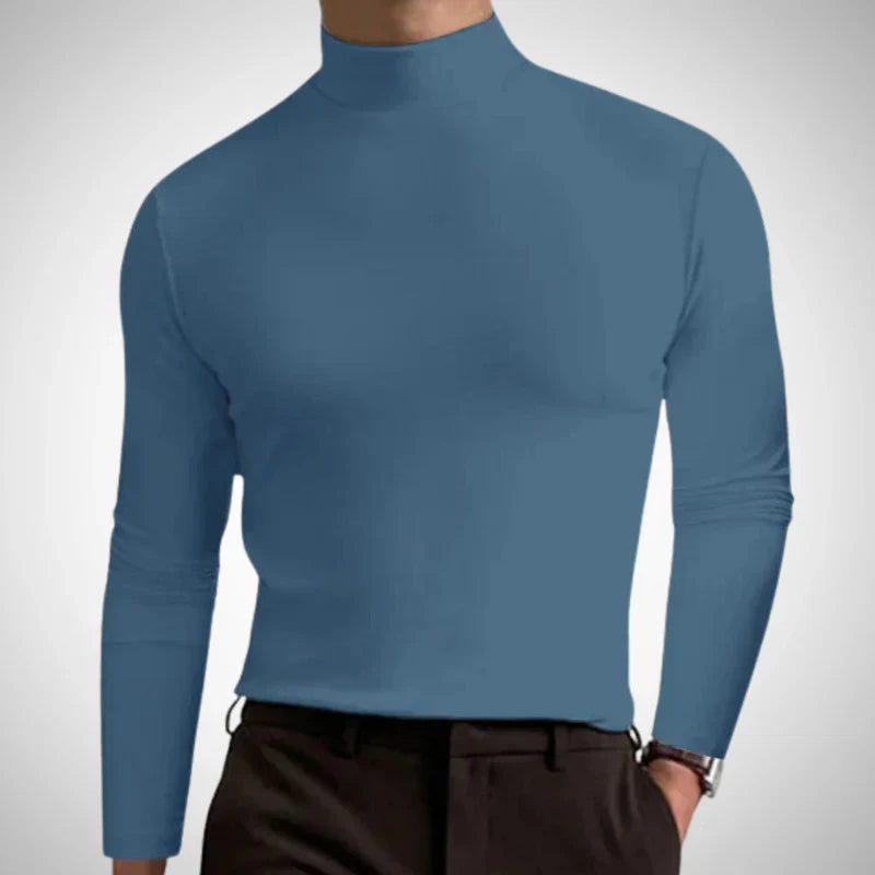 Fredrik slim-fit turtleneck sweater – men