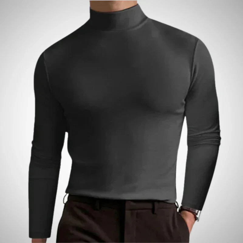 Fredrik slim-fit turtleneck sweater – men