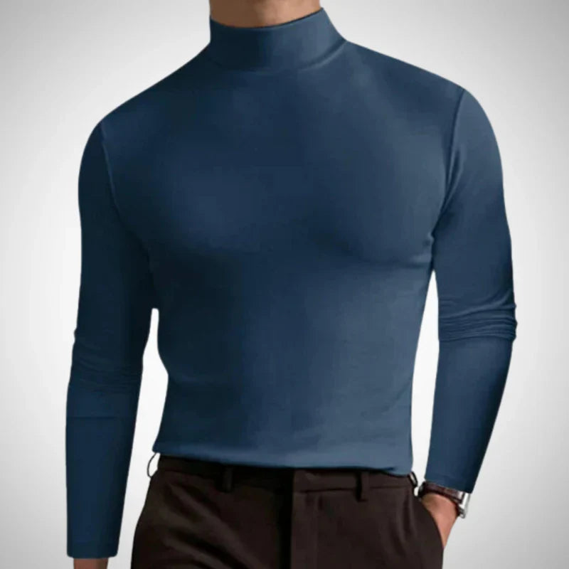 Fredrik slim-fit turtleneck sweater – men