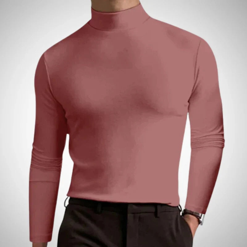 Fredrik slim-fit turtleneck sweater – men