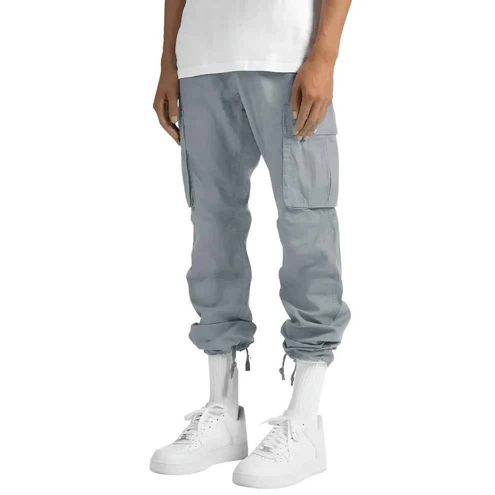 Men’s cargo pants relaxed fit with utility pockets – men