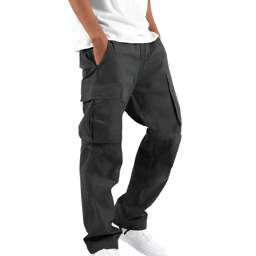 Men’s cargo pants relaxed fit with utility pockets – men