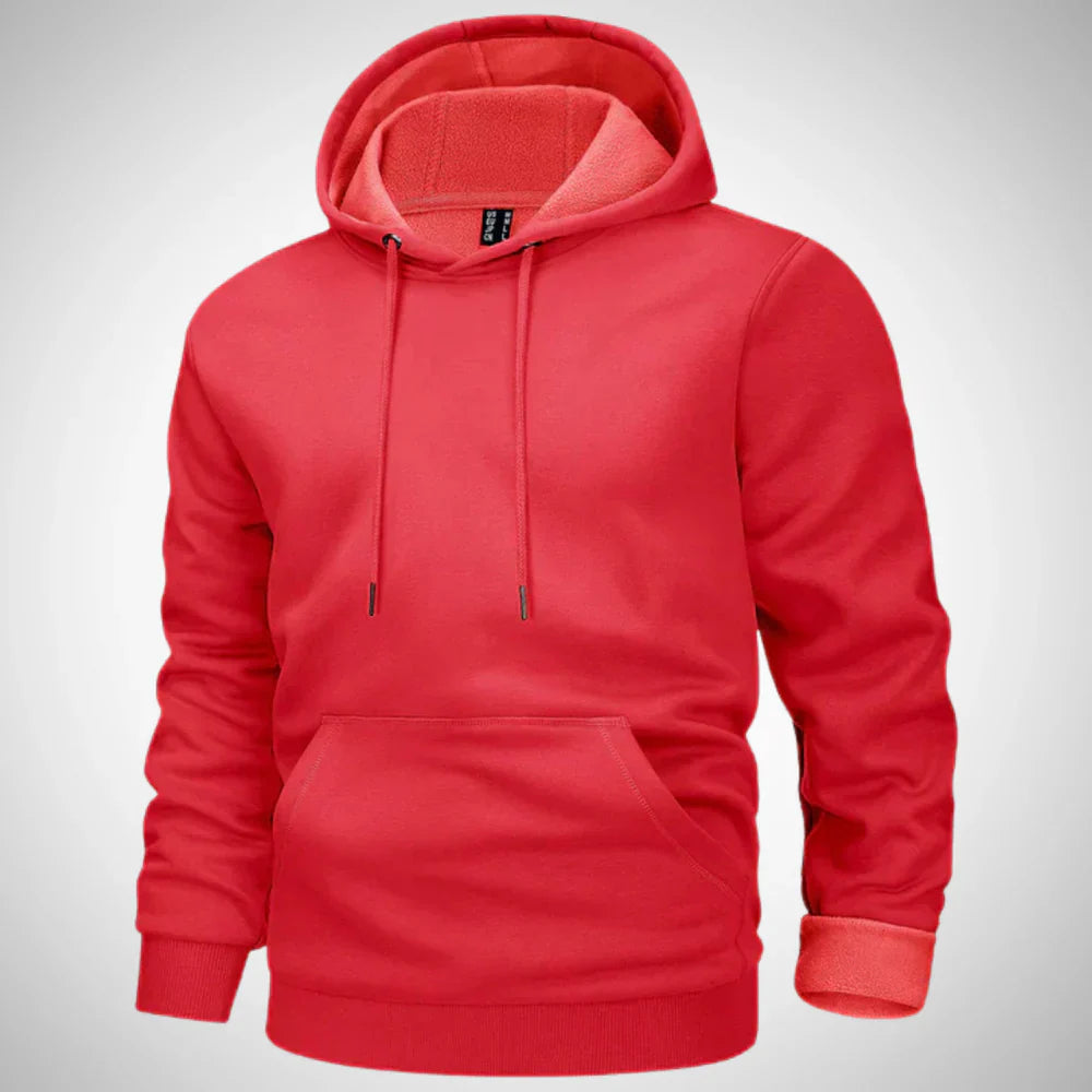 Gunter fleece-lined hoodie – men