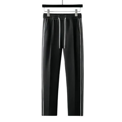 Men's sporty 2-piece set with reflective stripes – men