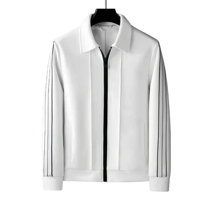Men's sporty 2-piece set with reflective stripes – men