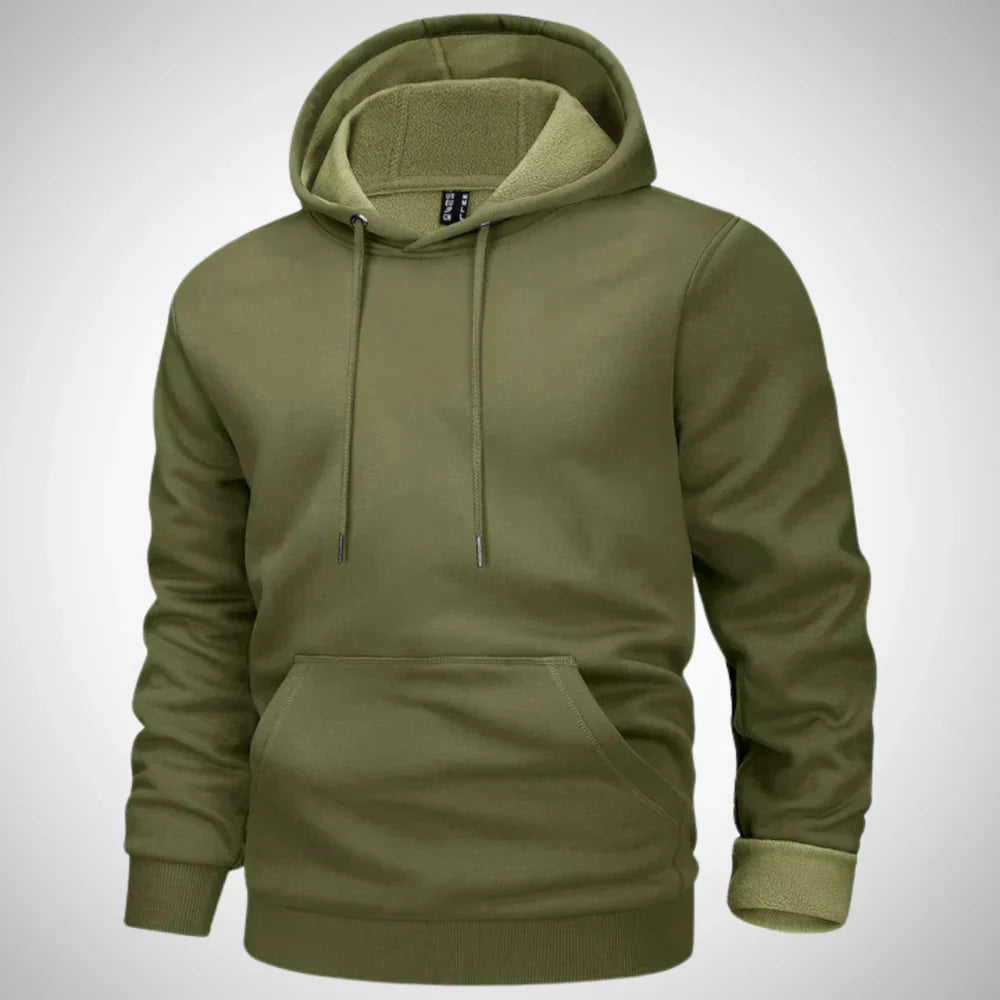 Gunter fleece-lined hoodie – men