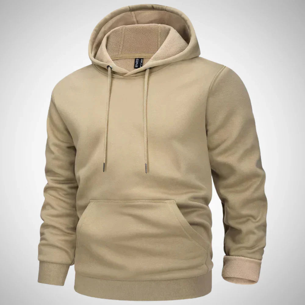 Gunter fleece-lined hoodie – men
