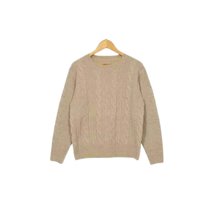 Women’s oversized cable-knit jumper – women
