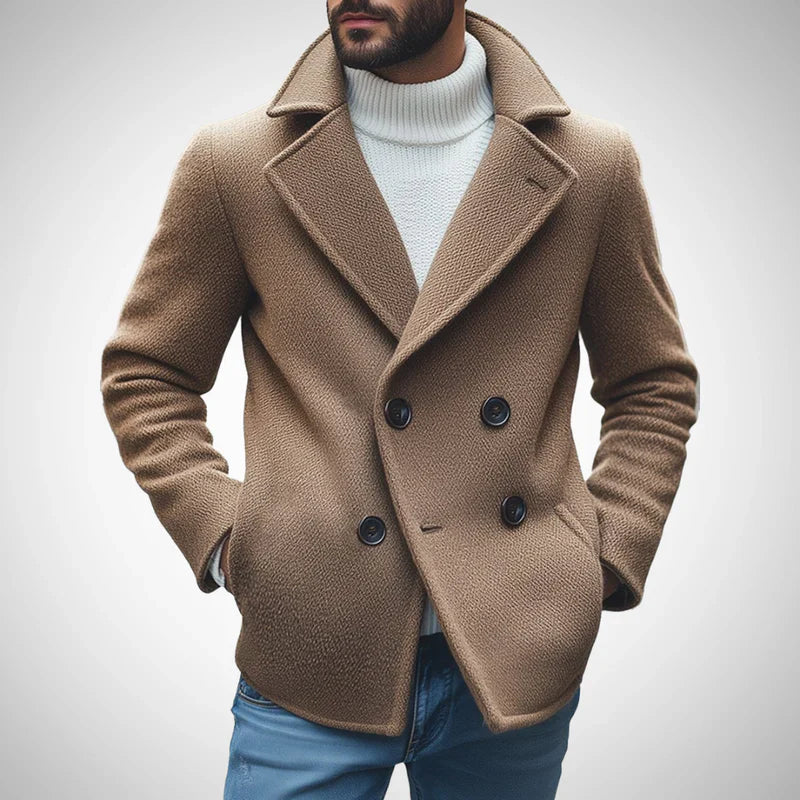 Henry retro wool coat – men