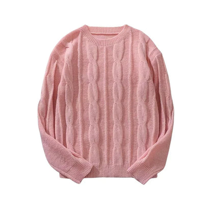 Women’s oversized cable-knit jumper – women