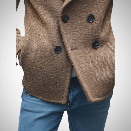 Henry retro wool coat – men