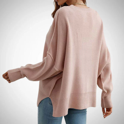 Clara solider knit sweater – women