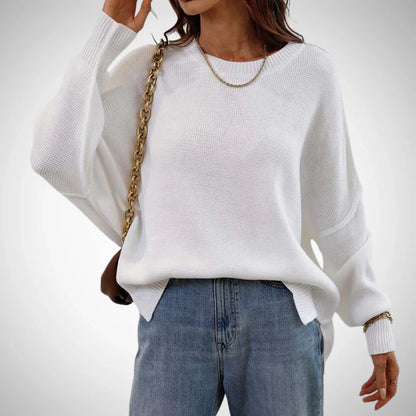 Clara solider knit sweater – women